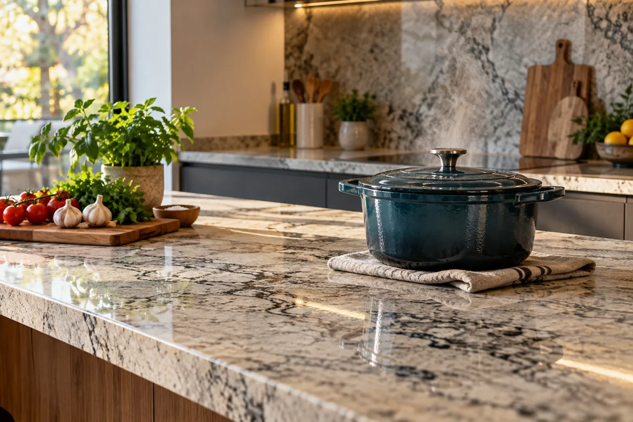 28 Stylish & Functional Kitchen Countertop Ideas to Try Now 23 Heat-Resistant Countertop Materials