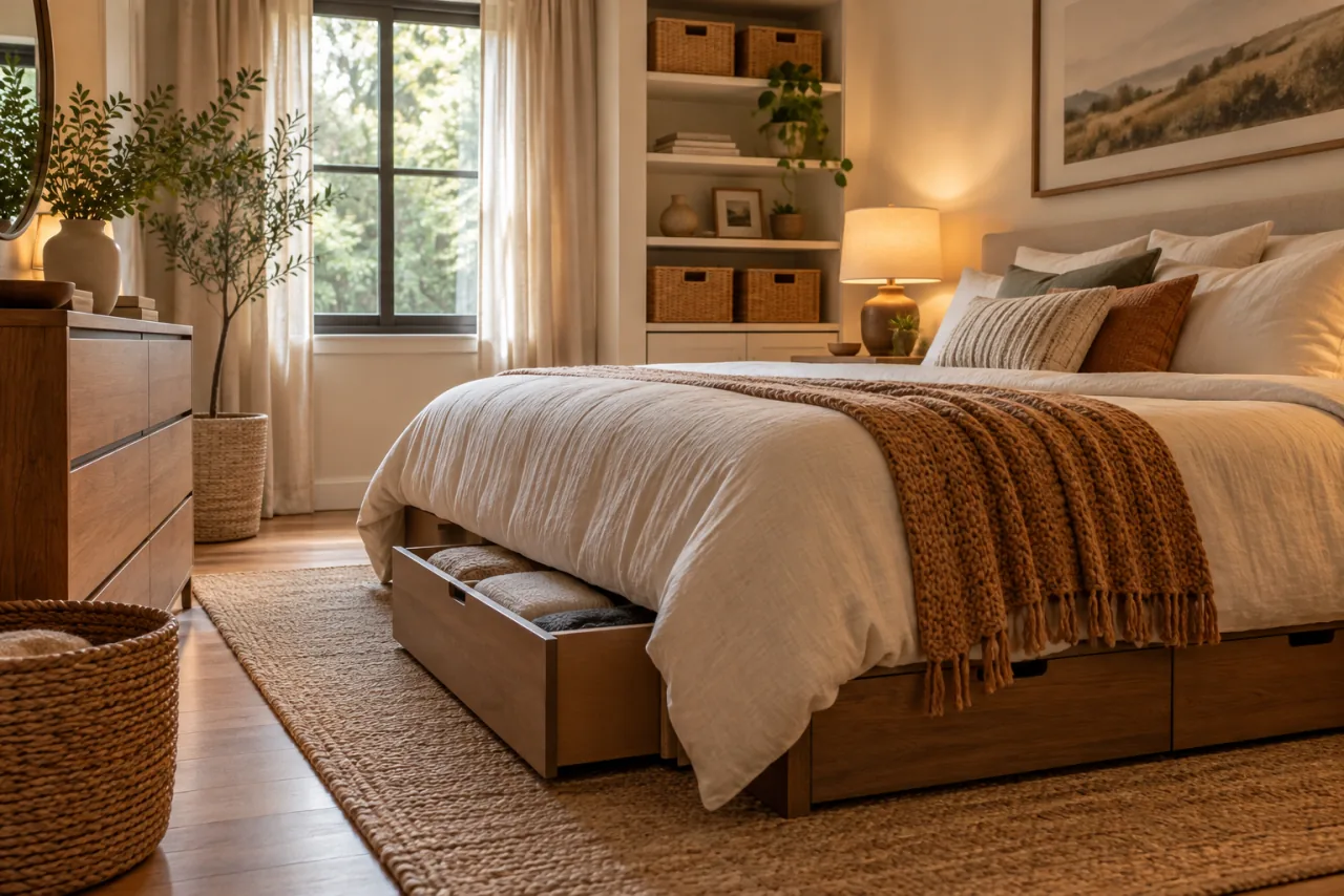 23 Warm and Cozy Bedroom Ideas for the Ultimate Retreat 23 Creating a Clutter-Free, Calm Environment