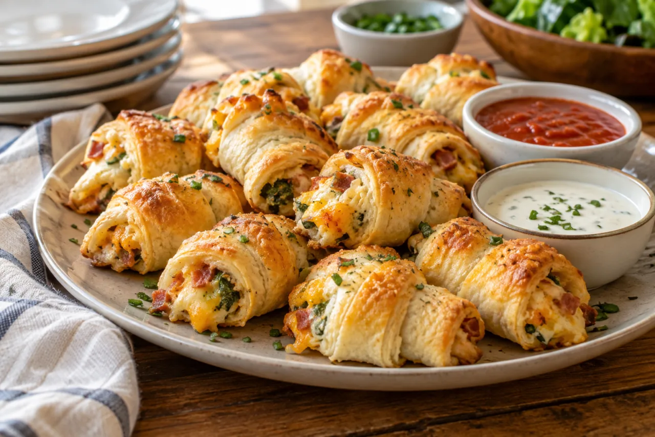 Stuffed Crescent Roll-Ups