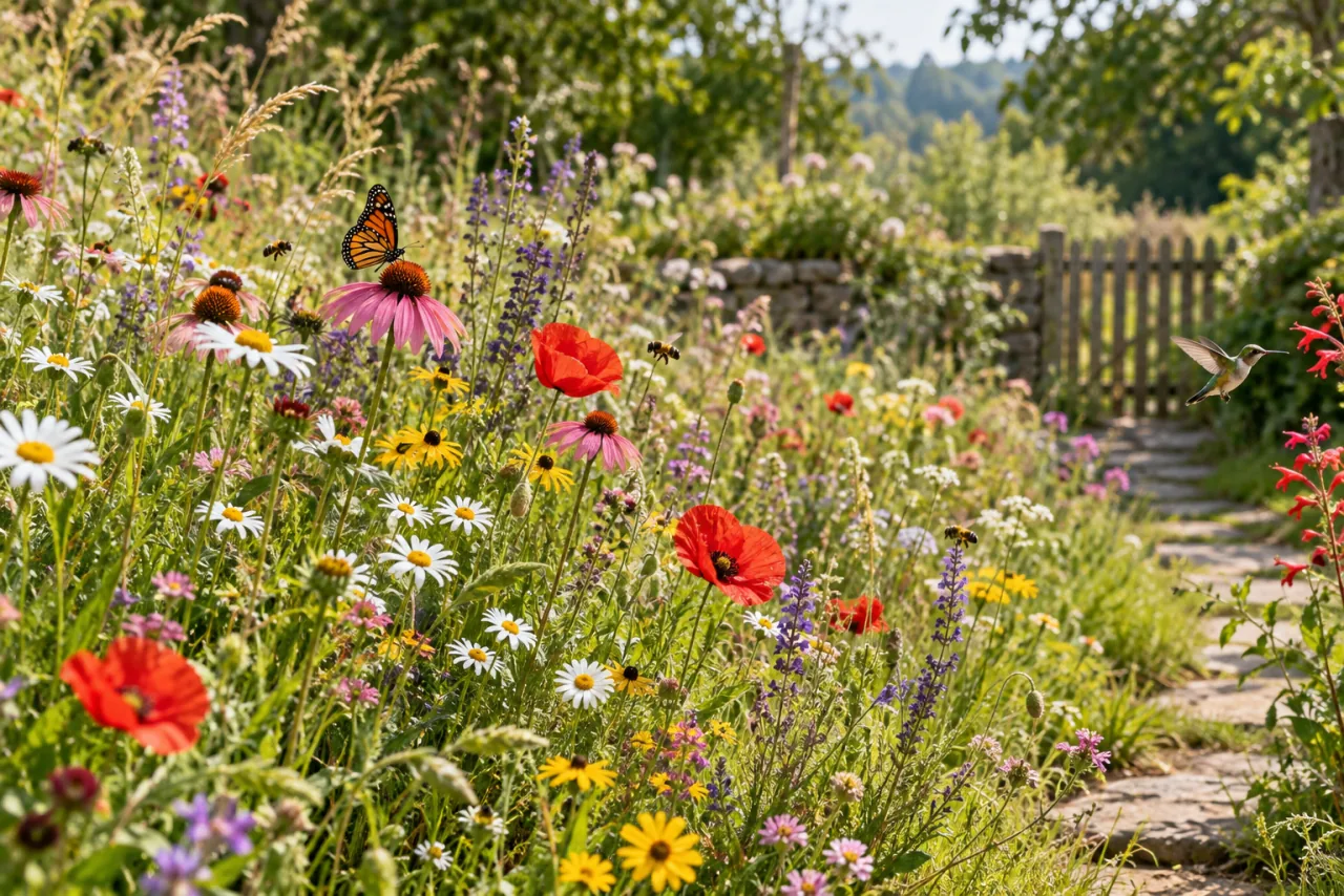 15 Enchanting Cottage Garden Ideas for a Dreamy Backyard Retreat 11 Wildflower Meadow Sections for Natural Beauty