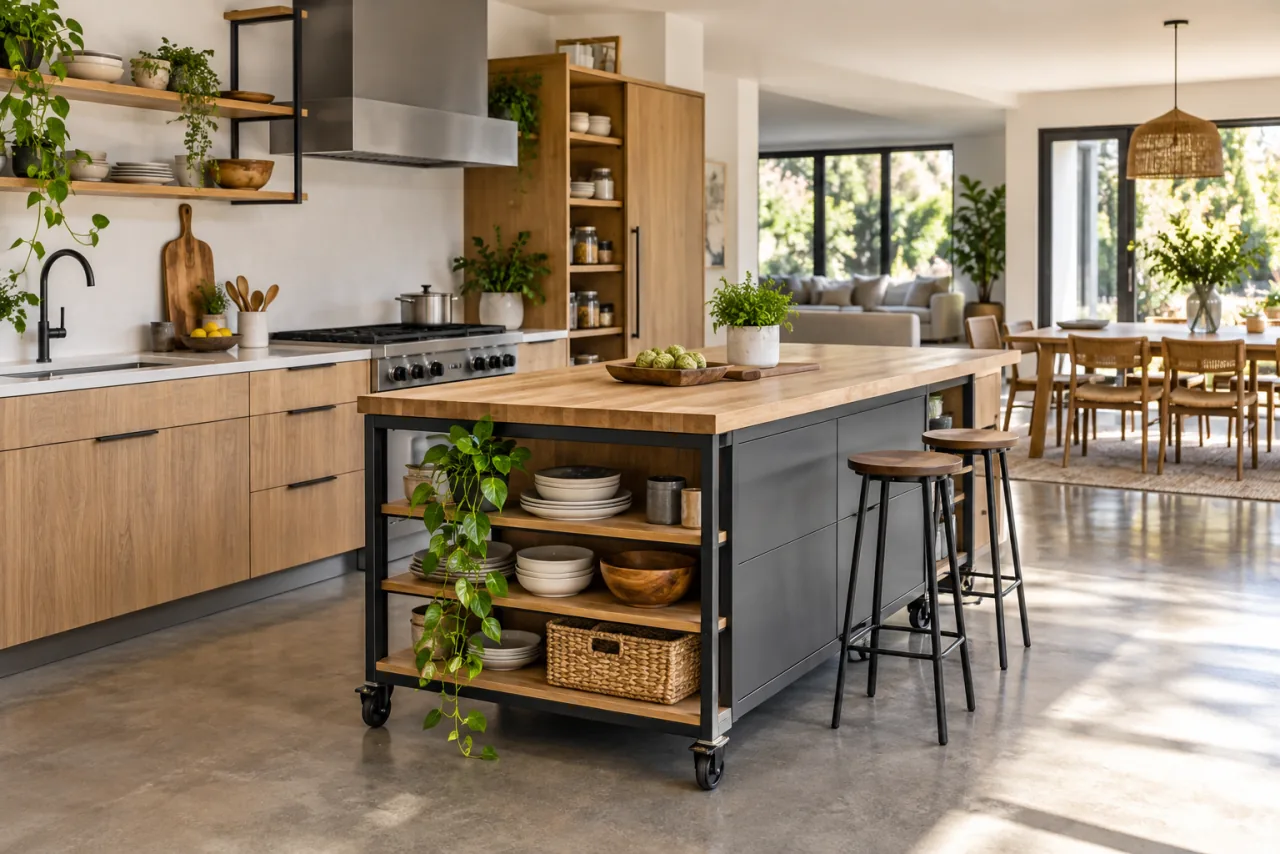 Open Kitchen With Flexible Modular Elements