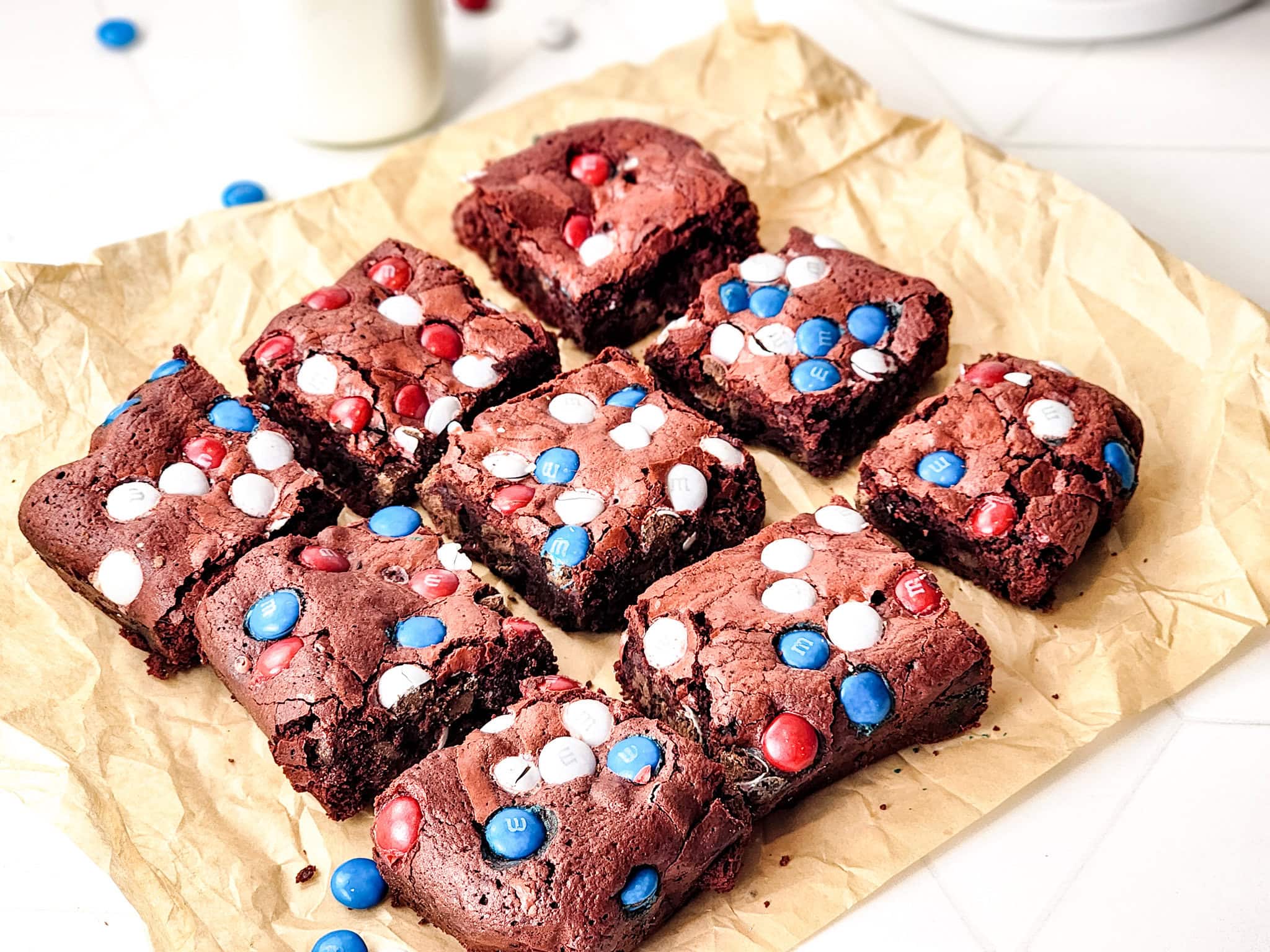 Red Velvet 4th of July Brownies 1 Red Velvet 4th of July Brownies