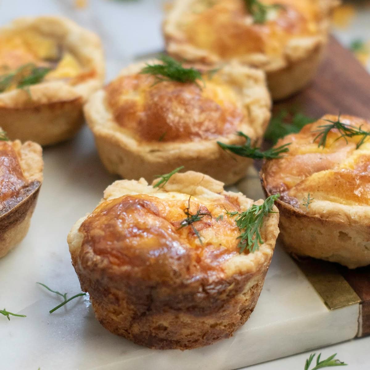 mini salmon quiches featured image