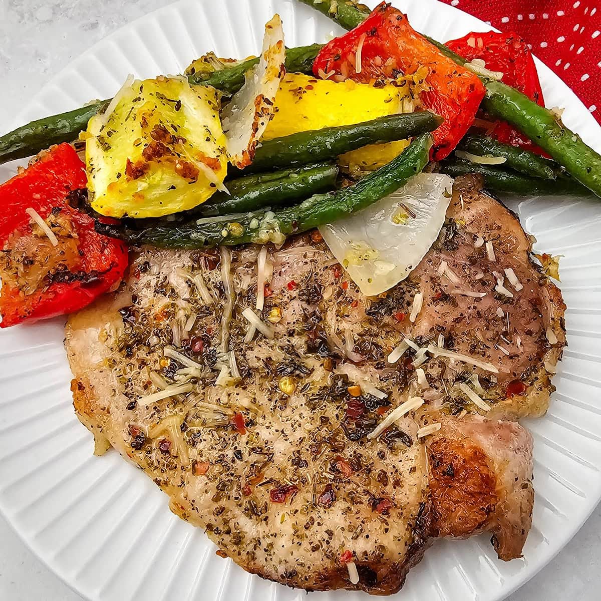 Sheet Pan Italian Pork Chops 1 sheet pan italian pork chops