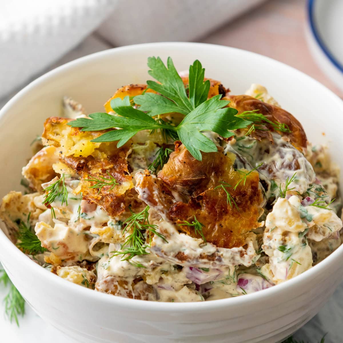 Smashed Potato Salad 1 Smashed Potato Salad featured image