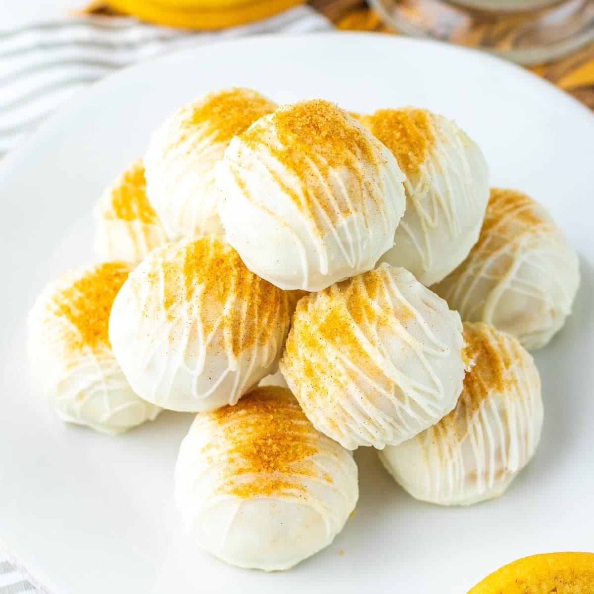 Soft Snickerdoodle Truffles