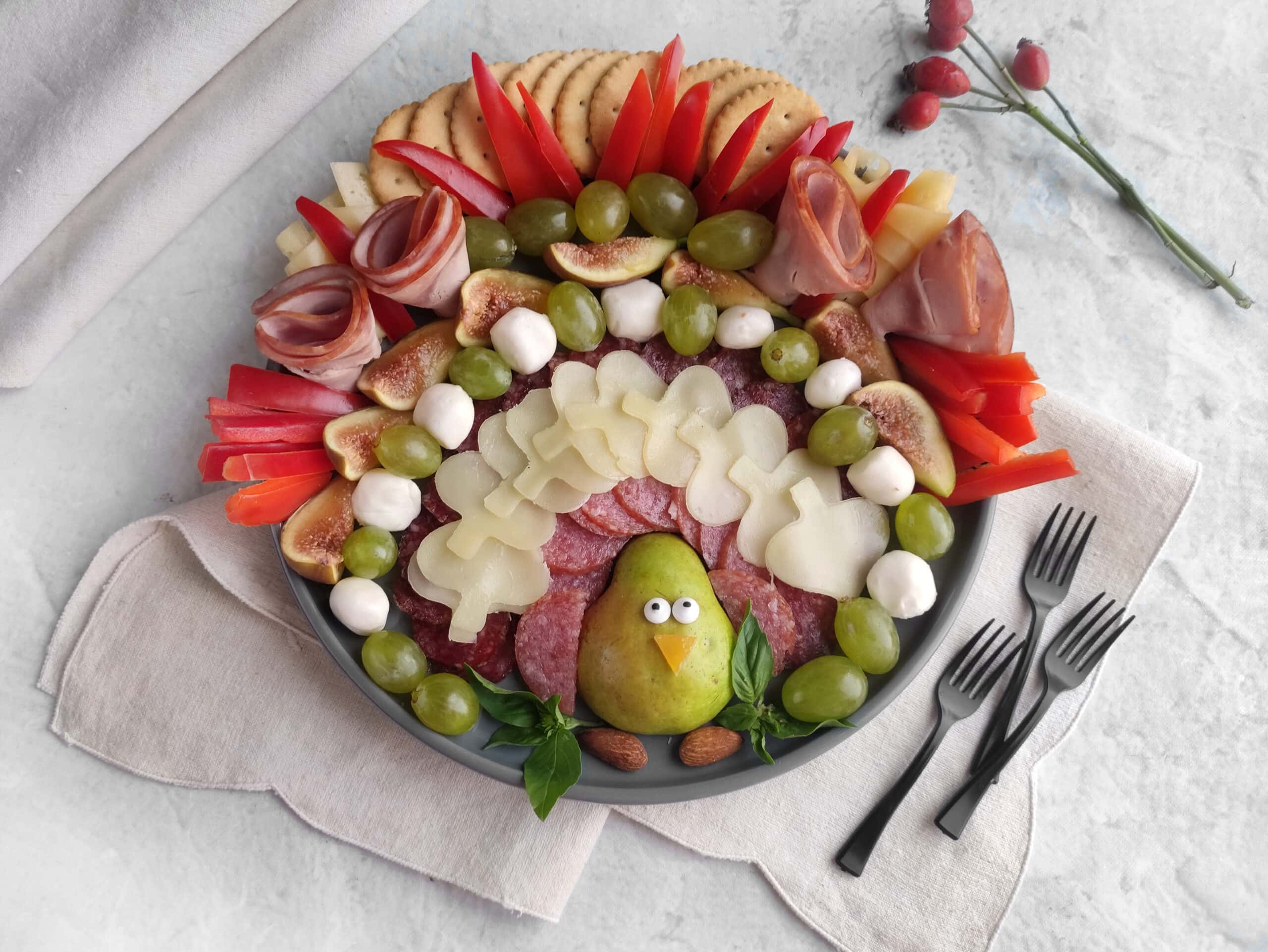 Thanksgiving Turkey Charcuterie Board 1 Thanksgiving Turkey Charcuterie Board