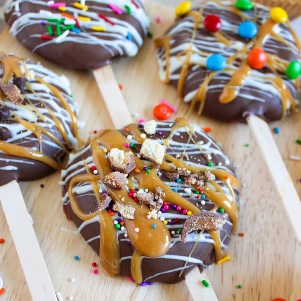 Chocolate Covered Apple Sticks 1 chocolate covered apple sticks featured image