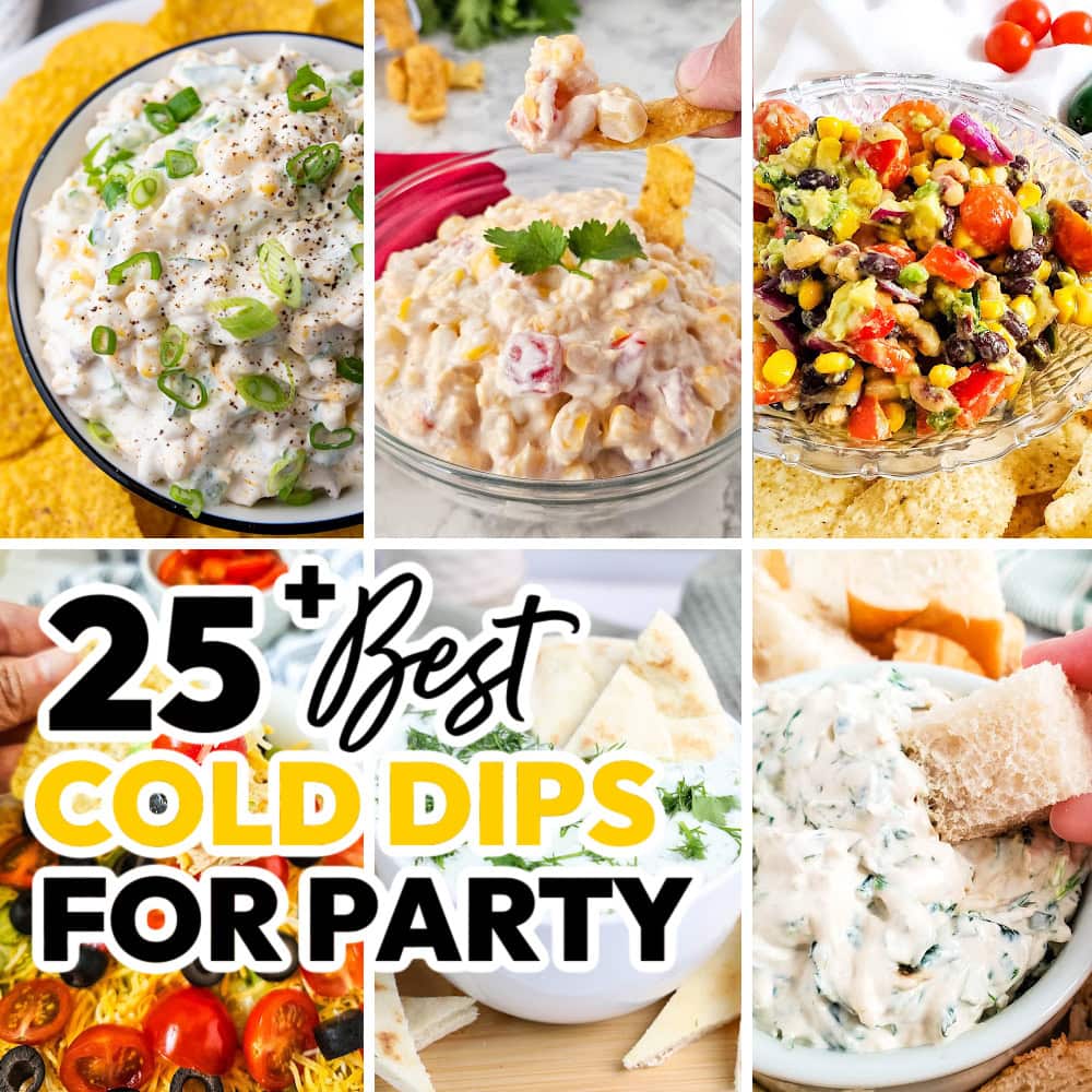 25+ Best Cold Dips for a Party 1 cold dip recipes featured image