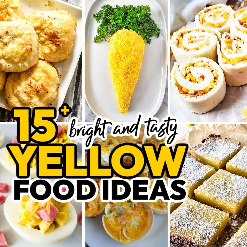 yellow food ideas featured image